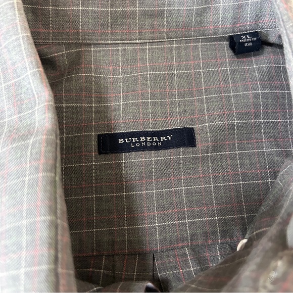 Burberry Mens 100% organic cotton long sleeve button down | XL - Picture 7 of 9